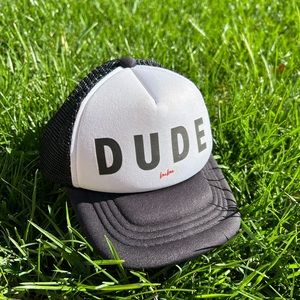 “Dude” baby/infant trucker hat